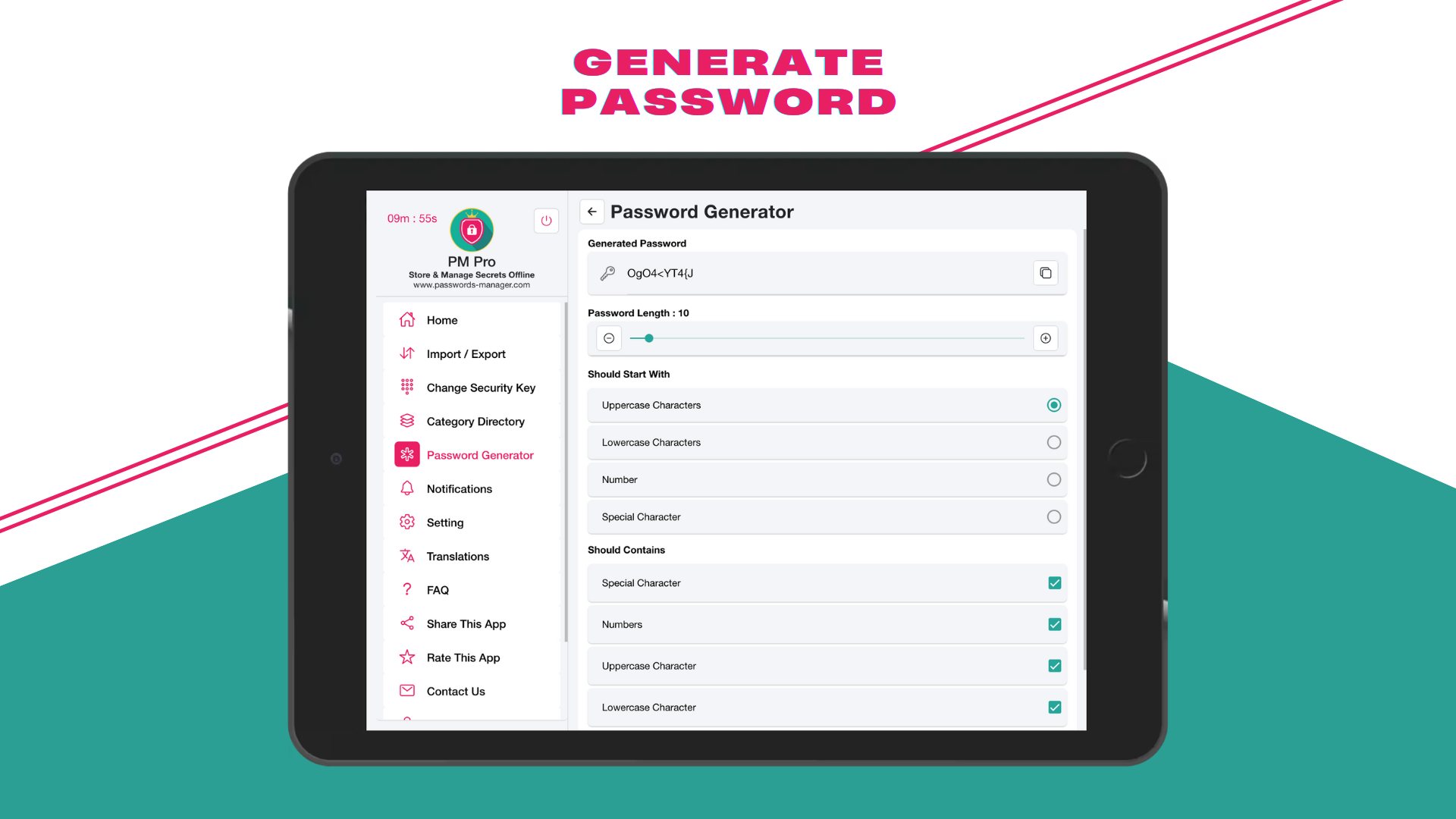 PM Max - Password generator